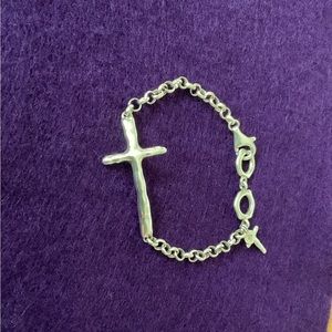 Silpada Silver Cross Bracelet